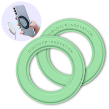 Заредете изображение във визуализатора на галерията – Nillkin SnapLink 2x Adhesive Magnetic Phone Sticker Magnetic Holder Mint (MagSafe Compatible) - TopMag
