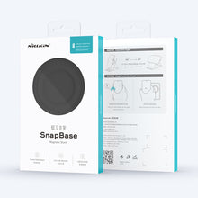 Заредете изображение във визуализатора на галерията – Nillkin SnapBase leather magnetic holder for MagSafe foldable phone holder black - TopMag
