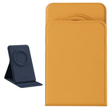 Заредете изображение във визуализатора на галерията – Nillkin SnapBase Leather Magnetic MagSafe Holder Foldable Phone Holder Orange - TopMag
