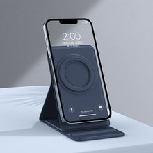 Заредете изображение във визуализатора на галерията – Nillkin SnapBase Magnetic Silicone Holder for MagSafe Foldable Phone Holder Blue - TopMag
