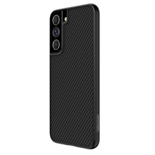 Заредете изображение във визуализатора на галерията – Nillkin Synthetic Fiber Case armored cover for Samsung Galaxy S22 + (S22 Plus) black - TopMag
