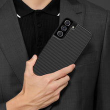 Заредете изображение във визуализатора на галерията – Nillkin Synthetic Fiber Case armored cover for Samsung Galaxy S22 + (S22 Plus) black - TopMag

