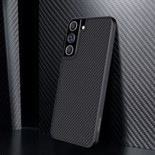 Заредете изображение във визуализатора на галерията – Nillkin Synthetic Fiber Case armored cover for Samsung Galaxy S22 + (S22 Plus) black - TopMag
