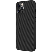 Заредете изображение във визуализатора на галерията – Nillkin Synthetic Fiber Case armored cover for iPhone 12 Pro Max black - TopMag
