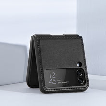 Заредете изображение във визуализатора на галерията – Nillkin Qin leather holster for Samsung Galaxy Z Flip 3 black - TopMag
