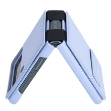 Заредете изображение във визуализатора на галерията – Nillkin Qin leather holster for Samsung Galaxy Z Flip 3 purple - TopMag
