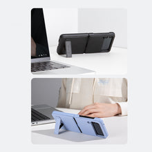 Заредете изображение във визуализатора на галерията – Nillkin Qin leather holster for Samsung Galaxy Z Flip 3 purple - TopMag
