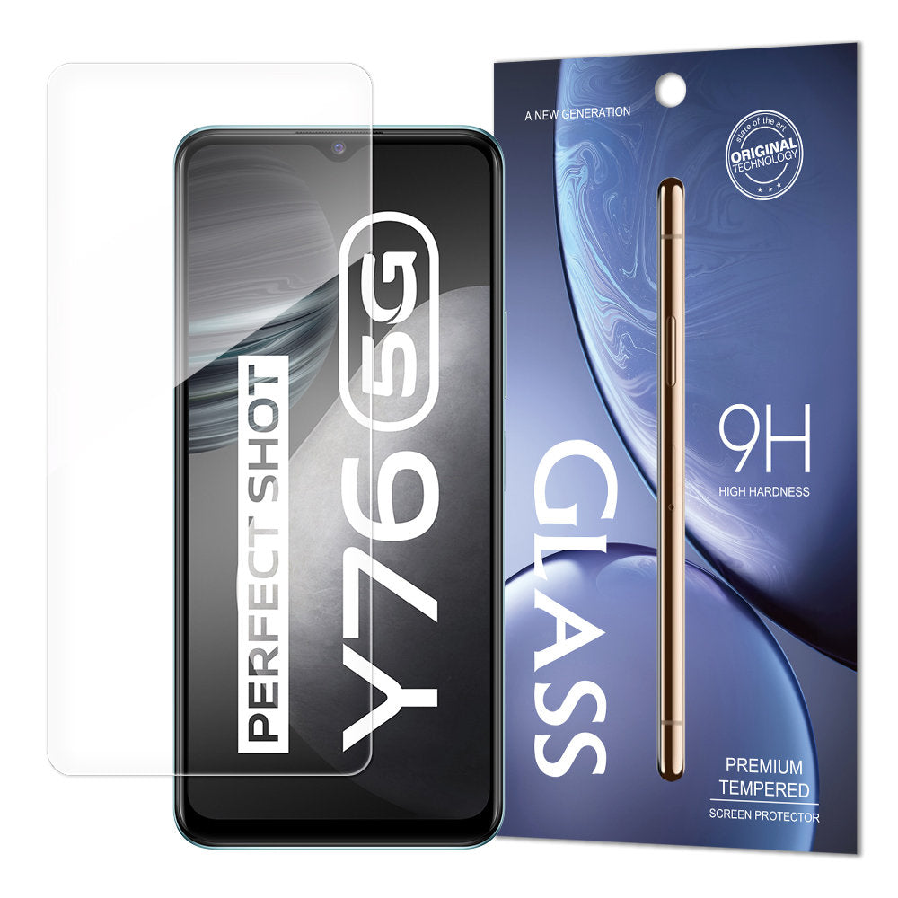 Tempered Glass 9H Screen Protector for Vivo Y76 5G / Y76s / Y74s (packaging – envelope) - TopMag