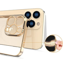 Заредете изображение във визуализатора на галерията – Kingxbar Wish Series case decorated with original Swarovski Crystals iPhone 13 Pro gold - TopMag
