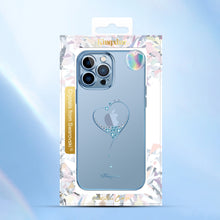 Заредете изображение във визуализатора на галерията – Kingxbar Wish Series case decorated with original Swarovski Crystals iPhone 13 Pro blue - TopMag
