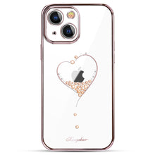 Заредете изображение във визуализатора на галерията – Kingxbar Wish Series case decorated with original Swarovski Crystals iPhone 13 pink - TopMag
