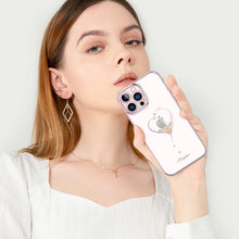 Заредете изображение във визуализатора на галерията – Kingxbar Wish Series case decorated with original Swarovski Crystals iPhone 13 Pro pink - TopMag
