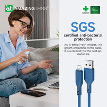 Заредете изображение във визуализатора на галерията – Amazing Thing Cable Thunder Pro CLA110MTHBU - USB to Lightning - 3,2A 1,1 metres blue
