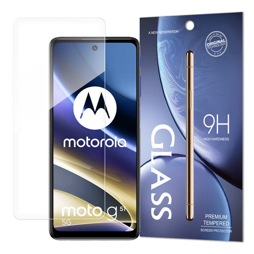 Tempered Glass 9H Screen Protector for Motorola Moto G51 5G (packaging – envelope) - TopMag