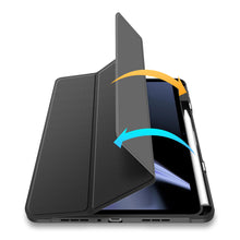 Заредете изображение във визуализатора на галерията – Dux Ducis Toby Armored Flip Smart Case for Oppo Pad with Stylus Holder Black - TopMag
