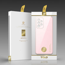Заредете изображение във визуализатора на галерията – Dux Ducis Yolo elegant cover made of ecological leather for Samsung Galaxy A33 5G pink - TopMag
