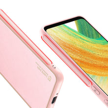 Заредете изображение във визуализатора на галерията – Dux Ducis Yolo elegant cover made of ecological leather for Samsung Galaxy A33 5G pink - TopMag
