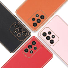 Заредете изображение във визуализатора на галерията – Dux Ducis Yolo elegant cover made of ecological leather for Samsung Galaxy A33 5G orange - TopMag
