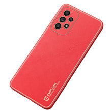 Заредете изображение във визуализатора на галерията – Elegant cover made of artificial leather for Samsung Galaxy A33 5G red. Dux Ducis Yolo - TopMag
