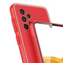 Заредете изображение във визуализатора на галерията – Elegant cover made of artificial leather for Samsung Galaxy A33 5G red. Dux Ducis Yolo - TopMag
