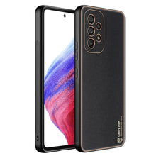 Заредете изображение във визуализатора на галерията – Dux Ducis Yolo elegant cover made of ecological leather for Samsung Galaxy A53 5G black - TopMag

