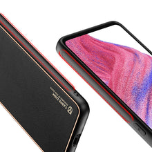 Заредете изображение във визуализатора на галерията – Dux Ducis Yolo elegant cover made of ecological leather for Samsung Galaxy A53 5G black - TopMag
