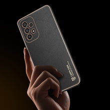 Заредете изображение във визуализатора на галерията – Dux Ducis Yolo elegant cover made of ecological leather for Samsung Galaxy A53 5G black - TopMag
