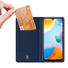 Заредете изображение във визуализатора на галерията – Dux Ducis Skin Pro flip case for Xiaomi Redmi 10C blue - TopMag
