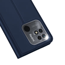 Заредете изображение във визуализатора на галерията – Dux Ducis Skin Pro flip case for Xiaomi Redmi 10C blue - TopMag
