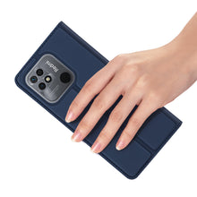 Заредете изображение във визуализатора на галерията – Dux Ducis Skin Pro flip case for Xiaomi Redmi 10C blue - TopMag
