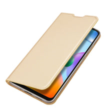 Заредете изображение във визуализатора на галерията – Dux Ducis Skin Pro Flip Case Xiaomi Redmi 10C gold - TopMag
