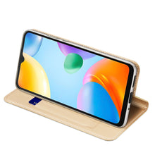 Заредете изображение във визуализатора на галерията – Dux Ducis Skin Pro Flip Case Xiaomi Redmi 10C gold - TopMag
