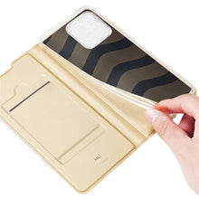 Заредете изображение във визуализатора на галерията – Dux Ducis Skin Pro Flip Case Xiaomi Redmi 10C gold - TopMag
