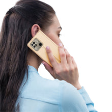 Заредете изображение във визуализатора на галерията – Dux Ducis Skin Pro Flip Case Xiaomi Redmi 10C gold - TopMag

