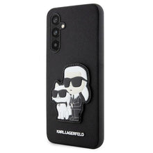 Заредете изображение във визуализатора на галерията – Karl Lagerfeld KLHCA34SANKCPK A34 5G A346 hardcase black/black Saffiano Karl &amp; Choupette
