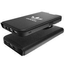 Заредете изображение във визуализатора на галерията – Adidas OR Booklet Case BASIC iPhone 14 Pro 6.1" black/black white 50182
