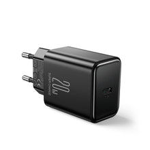 Заредете изображение във визуализатора на галерията – USB C Charger 20W PD Joyroom JR-TCF06 with USB C Cable - Lightning | black
