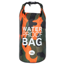 Заредете изображение във визуализатора на галерията – Waterproof Dry Bag Type 1 10L orange camouflage
