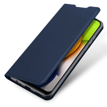 Заредете изображение във визуализатора на галерията – Dux Ducis Skin Pro Holster Cover for Samsung Galaxy A03 blue
