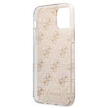 Заредете изображение във визуализатора на галерията – Guess GUHCP12MPCU4GLGO iPhone 12/12 Pro 6,1" złoty/gold hard case 4G Glitter
