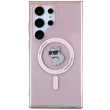 Заредете изображение във визуализатора на галерията – Karl Lagerfeld IML Choupette MagSafe case for Samsung Galaxy S24 Ultra - pink
