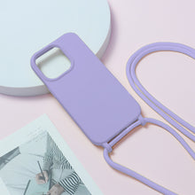 Заредете изображение във визуализатора на галерията – Strap Silicone Case for Iphone 12/12 Pro design 1 purple
