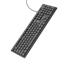 Заредете изображение във визуализатора на галерията – HOCO keyboard WIRED Ice Wolf GM23 black
