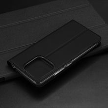 Заредете изображение във визуализатора на галерията – Dux Ducis Skin Pro Case For Xiaomi Redmi 11A / Poco C55 / Redmi 12C Cover Flip Card Wallet Stand Gold
