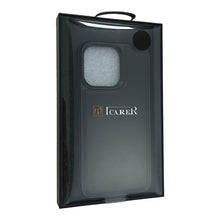 Заредете изображение във визуализатора на галерията – iCarer Leather Oil Wax Case covered with genuine leather for iPhone 13 Pro Max black (ALI1214-BK) - TopMag
