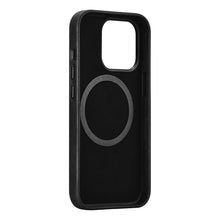 Заредете изображение във визуализатора на галерията – iCarer CH Leather case for iPhone 13 mini leather case (MagSafe compatible) black (ALI1207-BK) - TopMag
