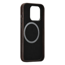 Заредете изображение във визуализатора на галерията – iCarer CH Leather case for iPhone 13 Pro leather case (MagSafe compatible) brown (ALI1209-CO) - TopMag
