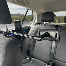 Заредете изображение във визуализатора на галерията – Wozinsky dual car phone holder for headrest black (WTHBK1) - TopMag

