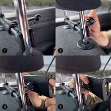 Заредете изображение във визуализатора на галерията – Wozinsky car headrest holder with hanger black (WTHBK2) - TopMag
