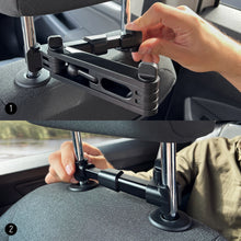 Заредете изображение във визуализатора на галерията – Wozinsky adjustable headrest holder for tablet or phone black (WTHBK3) - TopMag
